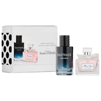 sephora dior fragrance birthday gift set|Dior sauvage perfume set.